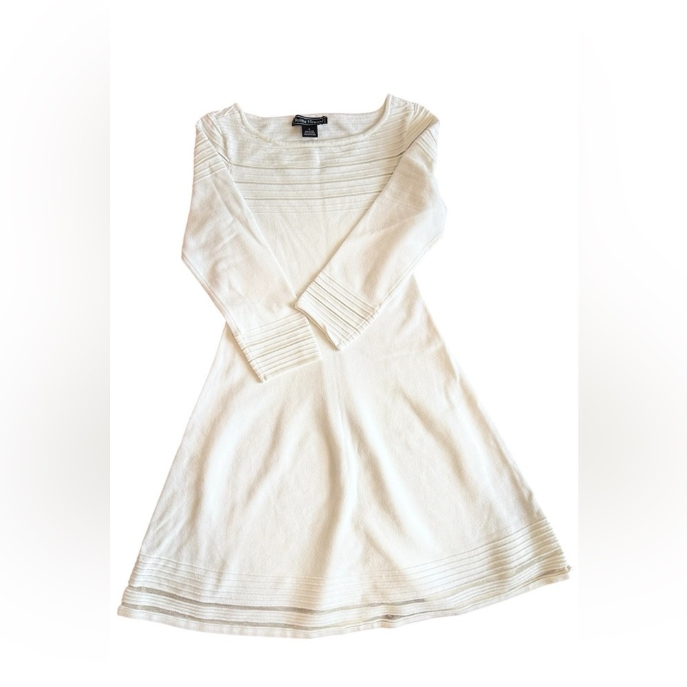 JESSICA HOWARD S Dot-Textured Sweater Dress